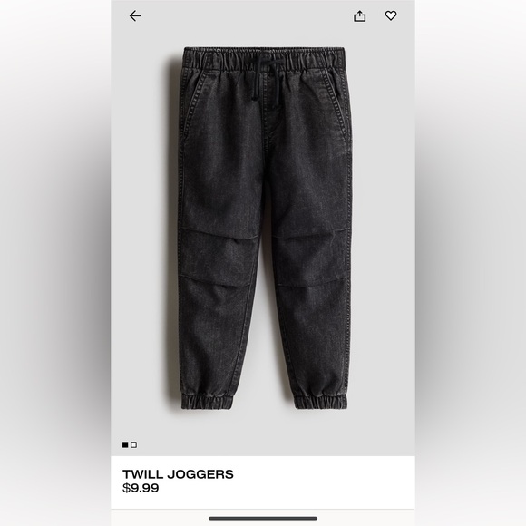 H&M Other - H&M kids boys denim joggers 9-10 y.o.